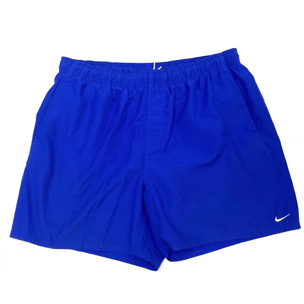 Nike Men's Classic Blue Drawstring Swim Trunks